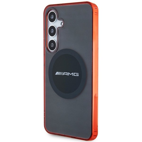 AMG AMHMS24S23HBCK S24 S921 czarny/black hardcase Transparent Bicolor